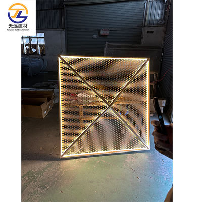 Sound Absorption Aluminium False Ceiling 0.6mm - 1.2mm Aluminum Building Panels