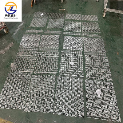 Sound Absorption Aluminium False Ceiling 0.6mm - 1.2mm Aluminum Building Panels